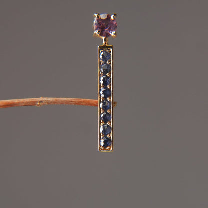 Pendentif en or 18K – Rubis et Saphirs