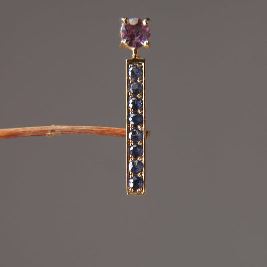 Pendentif en or 18K – Rubis et Saphirs