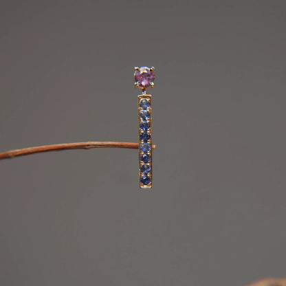 Pendentif en or 18K – Rubis et Saphirs